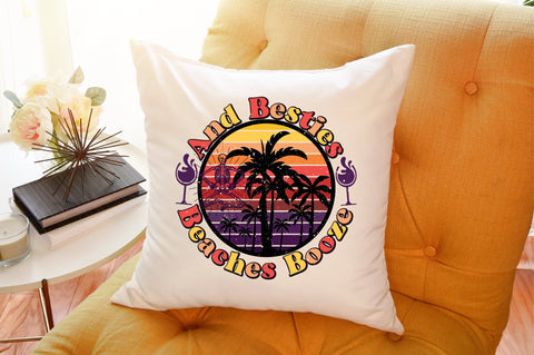 Beaches Booze and Besties ,Summer PNG Sublimation designartist 