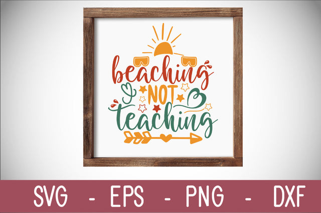 beaching not teaching svg cut file SVG Svgcraft 