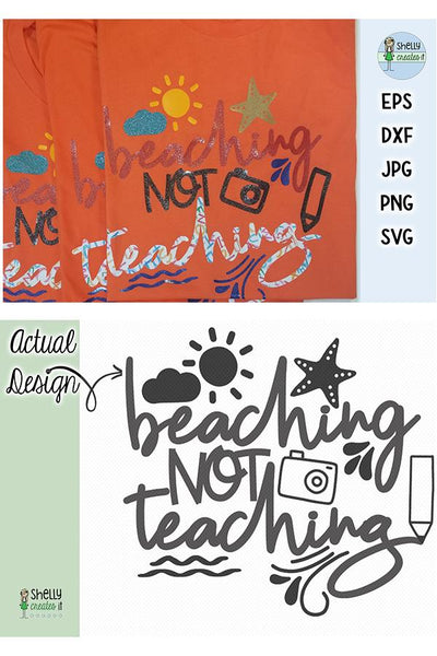 Beaching not Teaching SVG Shelly Creates IT 