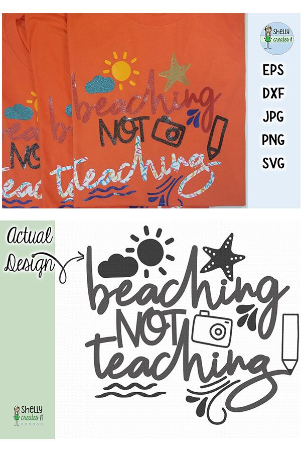 Beaching not Teaching SVG Shelly Creates IT 