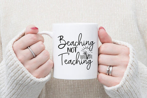 Beaching Not Teaching SVG, Teacher SVG SVG CraftLabSVG 