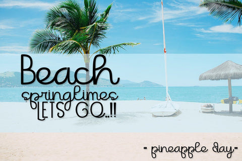 Beachlands Font JH-CreativeFont 