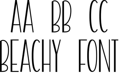 Beachy Font Font Rivka’s Renditions 