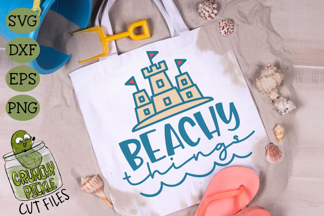 Beachy Things SVG SVG Crunchy Pickle 