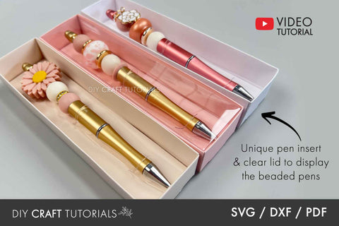 Beaded Pen Box SVG SVG DIY Craft Tutorials 