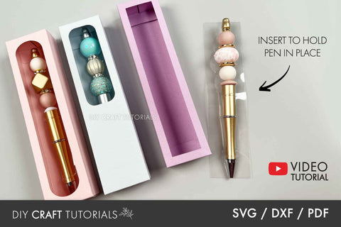 Beaded Pen Display Box SVG SVG DIY Craft Tutorials 
