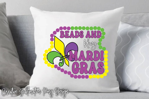 Beads And Bling Mardi Gras Sublimation Creativeart88 
