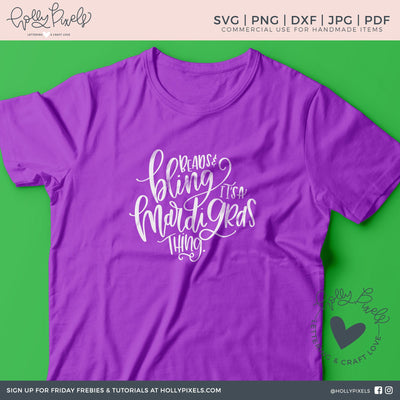 Beads Bling its a Mardi Gras Thing SVG So Fontsy Design Shop 