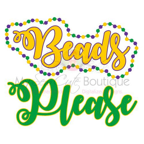 Beads Please Svg Files for Cricut Svg, Fat Tuesday Svg Mardi gras Svg Designs, Girly Svg, Mardi Gras Beads Svg, Popular Svg Cut File SVG My Sew Cute Boutique 