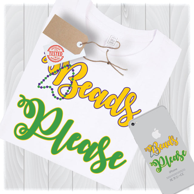 Beads Please Svg Files for Cricut Svg, Fat Tuesday Svg Mardi gras Svg Designs, Girly Svg, Mardi Gras Beads Svg, Popular Svg Cut File SVG My Sew Cute Boutique 