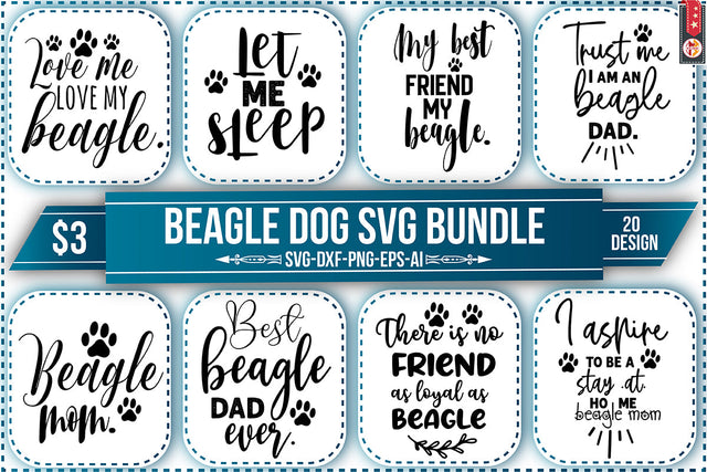 Beagle Dog SVG Bundle SVG Nbd161 