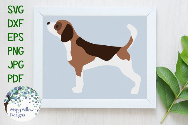 Beagle Dog SVG Wispy Willow Designs 