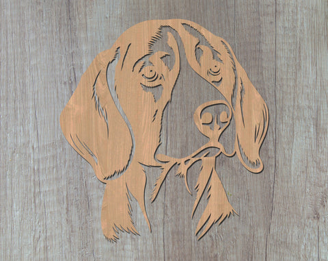 Beagle Laser SVG Cut File, Beagle Glowforge File, Beagle DXF, Beagle ...