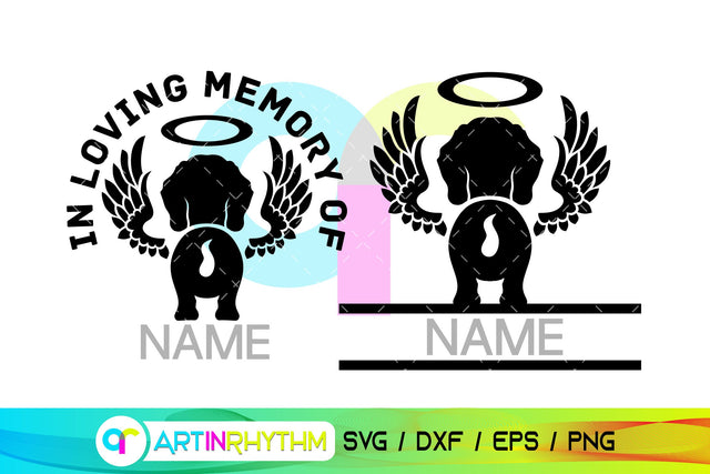Beagle Pet Dog Memorial SVG SVG Artinrhythm shop 