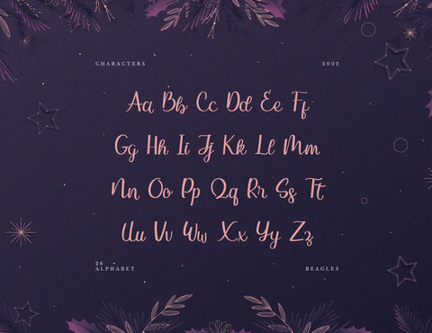 Beagles Script Handwriting Font inferno.studio3 