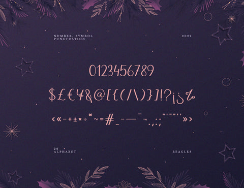 Beagles Script Handwriting Font inferno.studio3 