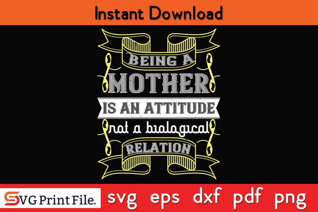 Beaing Mother Mothers Day SVG PNG Cricut File SVG SVG Print File 
