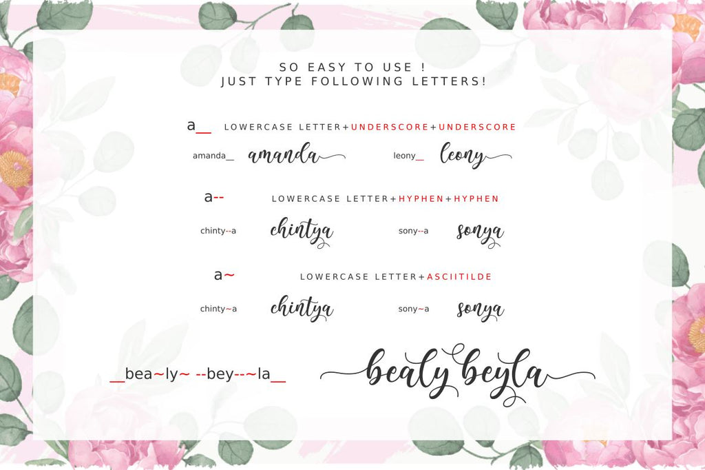 Bealy Beyla - So Fontsy