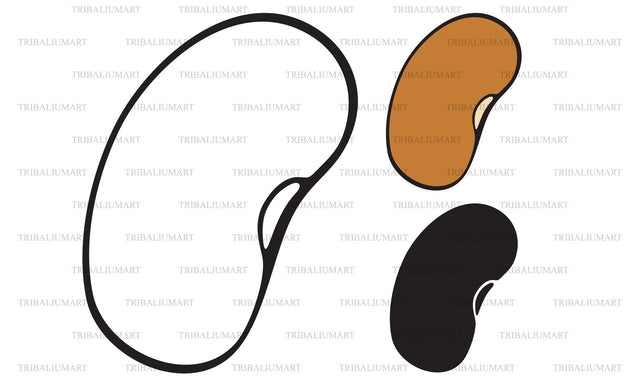 Bean SVG TribaliumArtSF 