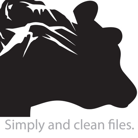 Bear and mountains SVG TribaliumArtSF 