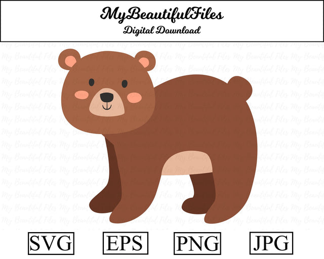 bear - Animal SVG MyBeautifulFiles 