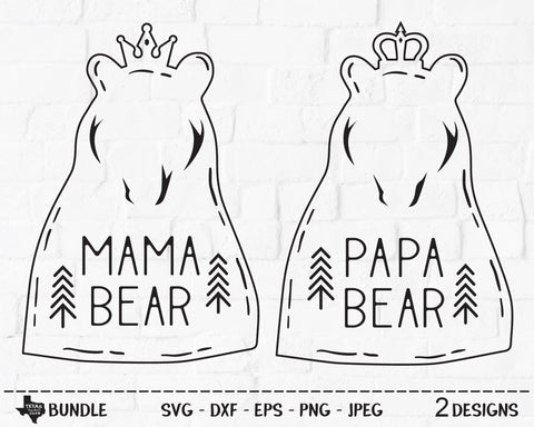 Bear Bundle | Outdoor SVG SVG Texas Southern Cuts 