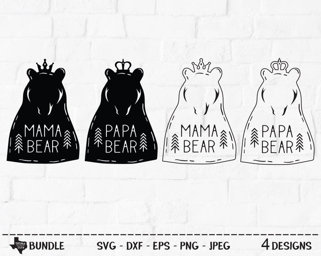 Bear Bundle | Outdoor SVG SVG Texas Southern Cuts 