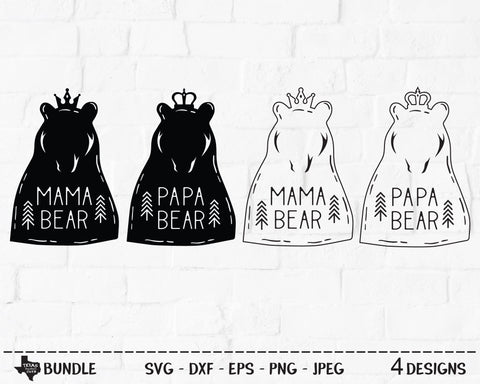 Bear Bundle | Outdoor SVG SVG Texas Southern Cuts 