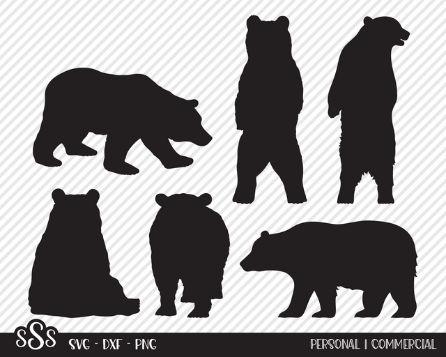 Bear Bundle | Outdoor SVG SVG Texas Southern Cuts 
