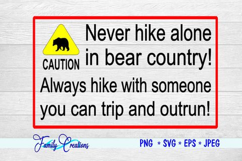 Bear Country SVG Family Creations 