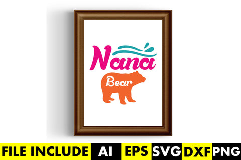 Bear Family SVG Bundle SVG Rupkotha 