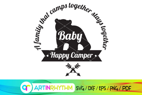 bear family svg, camp svg, camping svg SVG Artinrhythm shop 