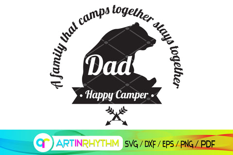 bear family svg, camp svg, camping svg SVG Artinrhythm shop 