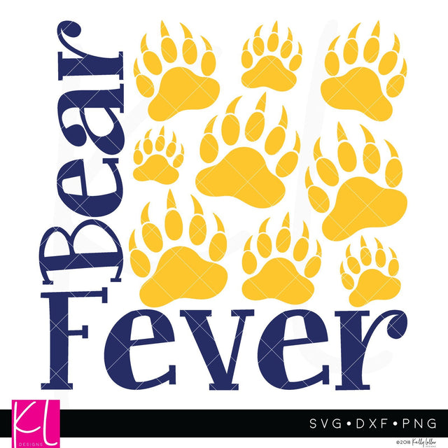 Bear Fever SVG Kelly Lollar Designs 