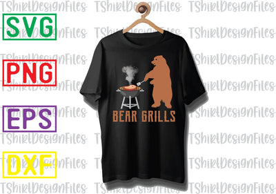 Bear Grills Svg, Barbecue Quotes Svg, BBQ Svg, Grill Svg, BBQ Timer Svg, Grill Master Svg, Png, Eps, Dxf Files SVG DesignTShirt 
