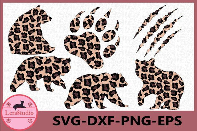 Bear Leopard Svg SVG Lerastudio 
