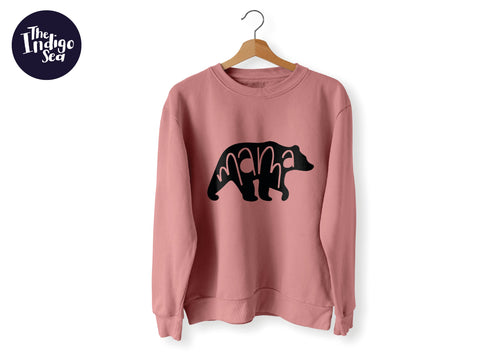 Bear SVG Bundle | Hand drawn mama bear svg | Bear Graphics | Kind Bear Sweatshirt Design | Cricut Design Bear Cutout | Mama Papa Bear SVG Helen Patmore 