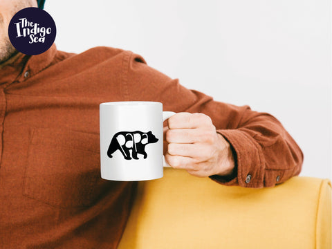 Bear SVG Bundle | Hand drawn mama bear svg | Bear Graphics | Kind Bear Sweatshirt Design | Cricut Design Bear Cutout | Mama Papa Bear SVG Helen Patmore 