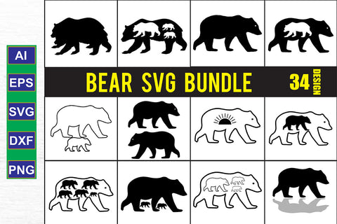 Bear SVG Bundle SVG orpitasn 