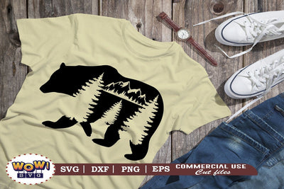 Bear svg, Camping svg, RV svg, Dxf, Png SVG Wowsvgstudio 