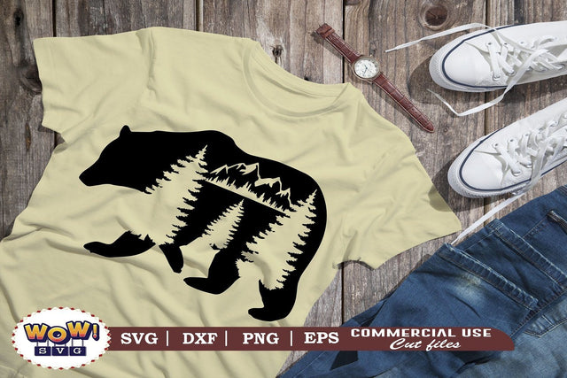 Bear svg, Camping svg, RV svg, Dxf, Png SVG Wowsvgstudio 