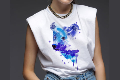 Bear Watercolor Clipart, Grizzly, Sublimation, PNG, JPG Sublimation nikola 