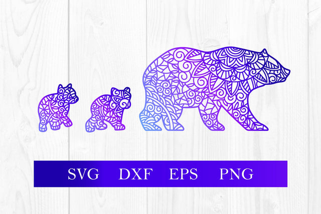 Bear Zentangle, doodle bear svg SVG dadan_pm 