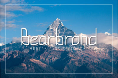 Bearbrond Font Masyafi Studio 