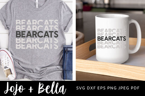 Bearcats Svg, Football Svg, Bearcats Echo Svg, Bearcats Football Svg, Shirt Svg, Svg files for Cricut, SIlhouette, Sublimation. SVG Jojo&Bella 