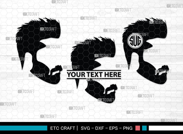 Beard Monogram, Beard Silhouette, Beard SVG, Long Beard Svg, Moustache Svg, Fashion Svg, SB00182 SVG ETC Craft 