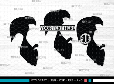 Beard Monogram, Beard Silhouette, Beard SVG, Long Beard Svg, Moustache Svg, Fashion Svg, SB00182 SVG ETC Craft 