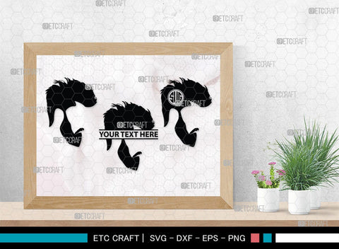 Beard Monogram, Beard Silhouette, Beard SVG, Long Beard Svg, Moustache Svg, Fashion Svg, SB00182 SVG ETC Craft 