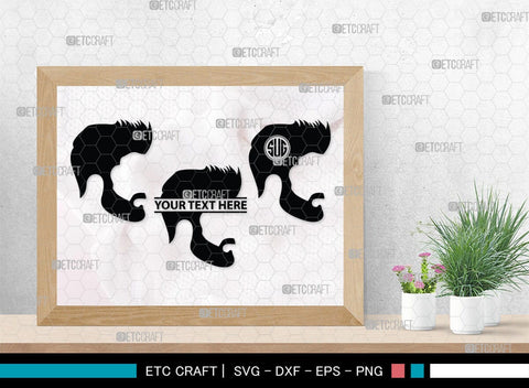 Beard Monogram, Beard Silhouette, Beard SVG, Long Beard Svg, Moustache Svg, Fashion Svg, SB00182 SVG ETC Craft 