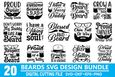 Beard svg design bundle,Beard svg,Beard svg quotes SVG sk.swapon Roy 